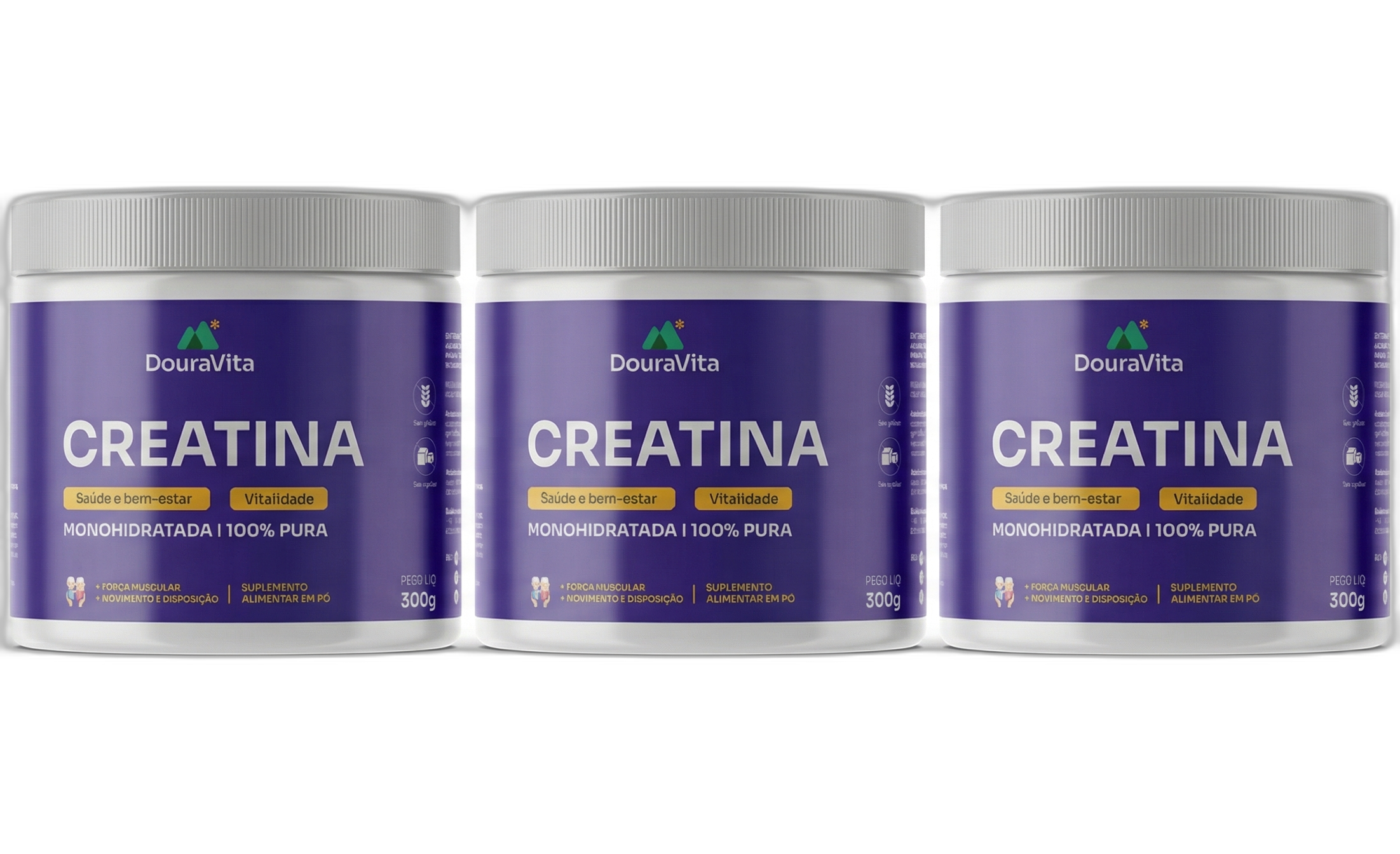 Compre 2 Leve 3 potes de Creatina DouraVita
