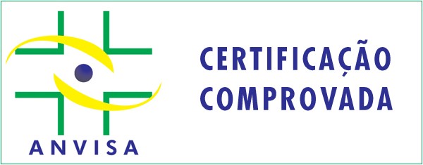 Certificação Comprovada ANVISA